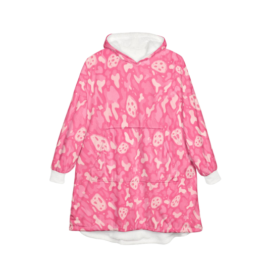 Pink Hooded Blanket