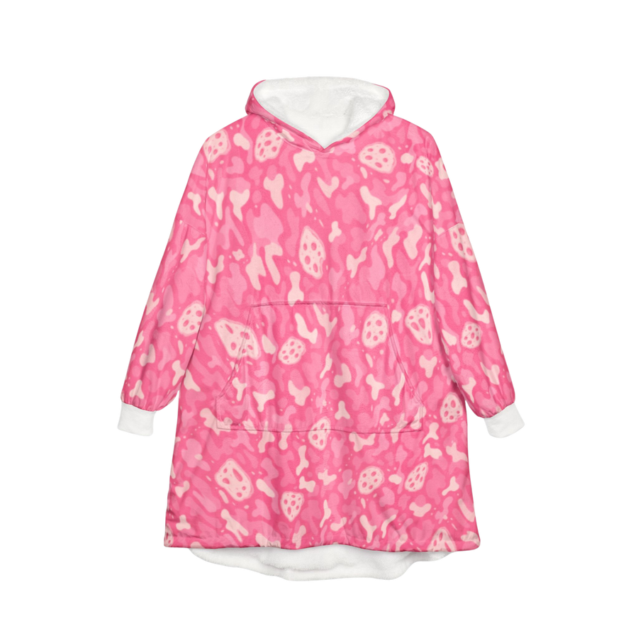 Pink Hooded Blanket
