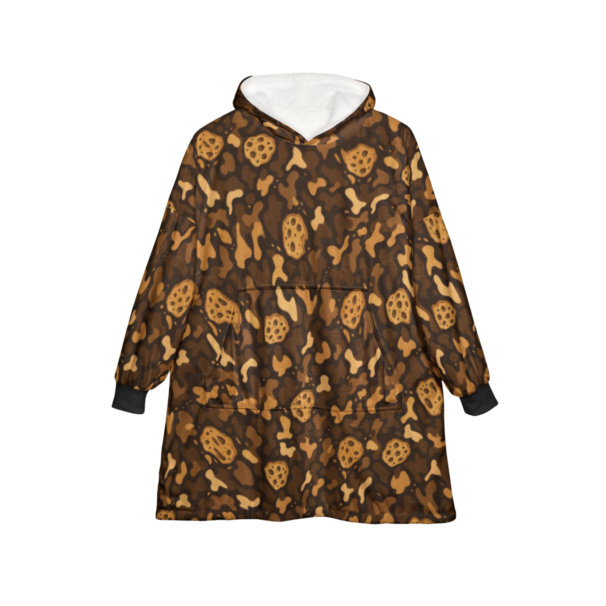 Brown Hooded Blanket