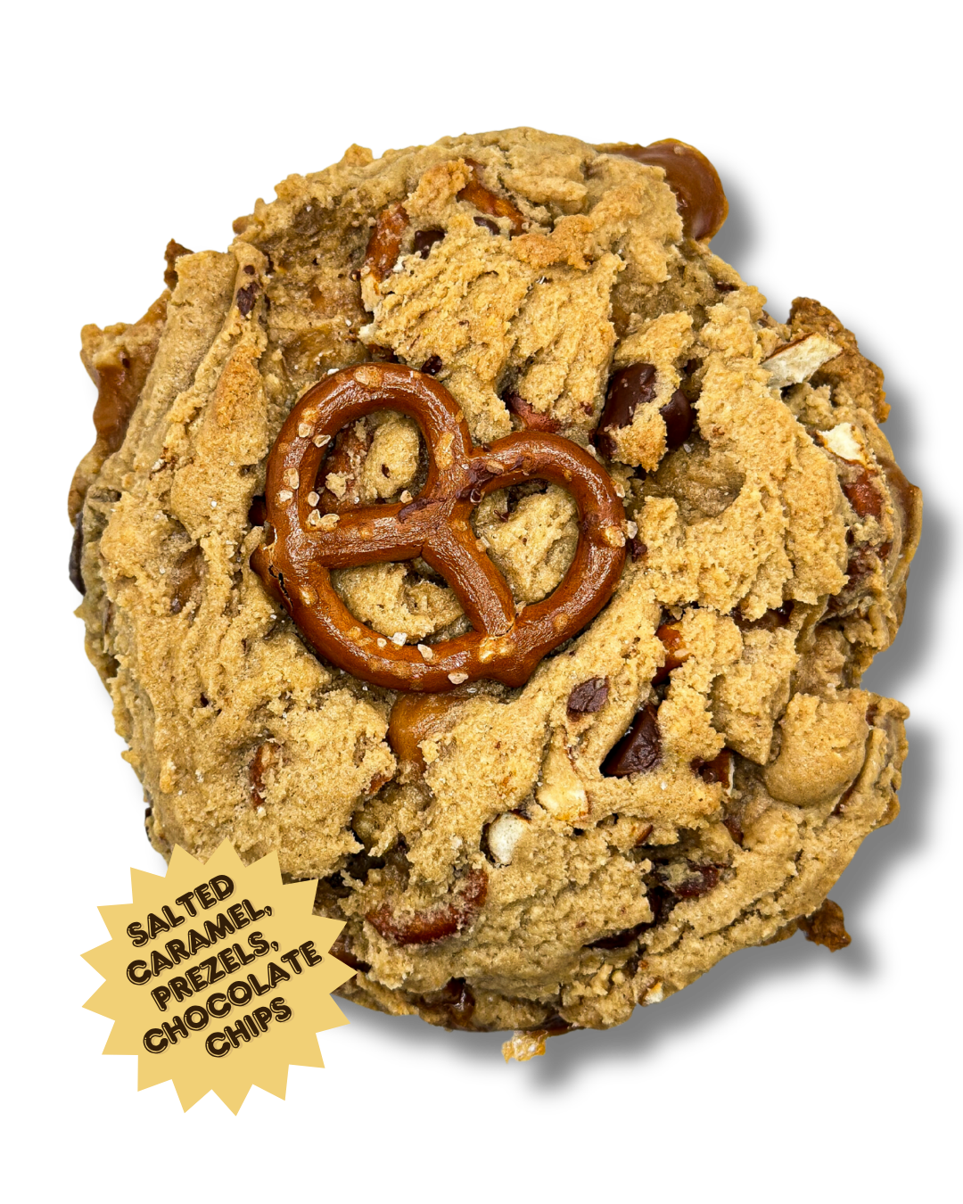 Boston Cookie Kitchen Salted Caramel Pretzel cookie