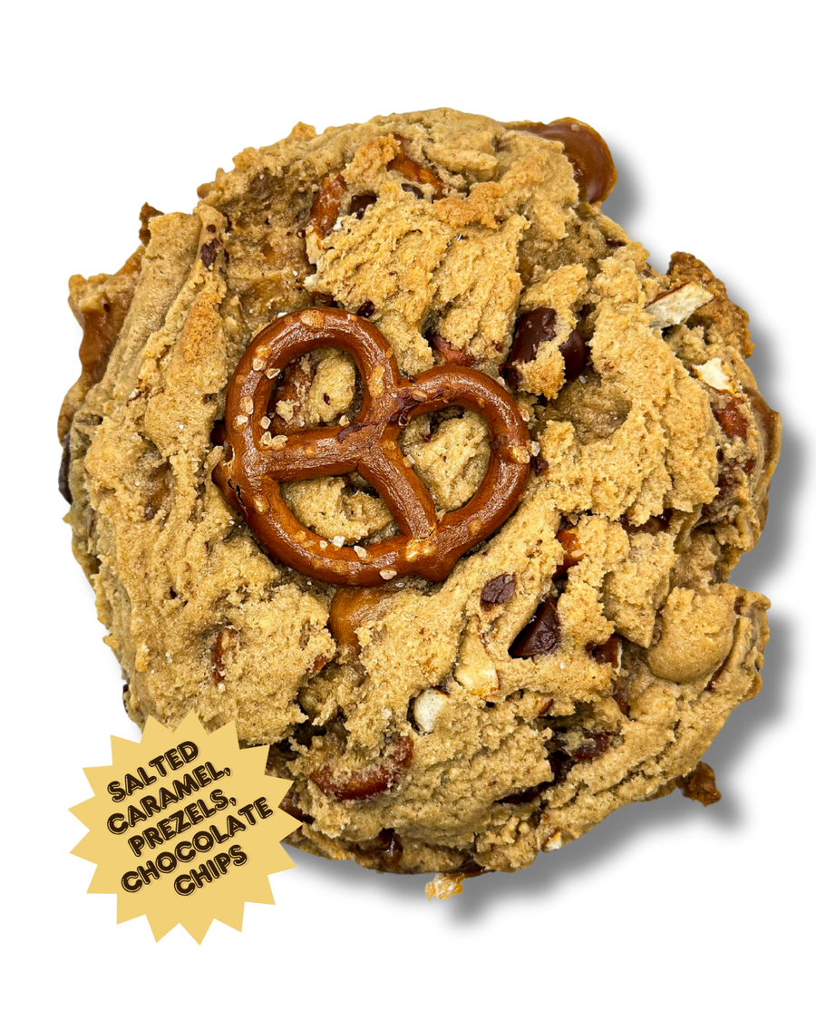Boston Cookie Kitchen Salted Caramel Pretzel cookie