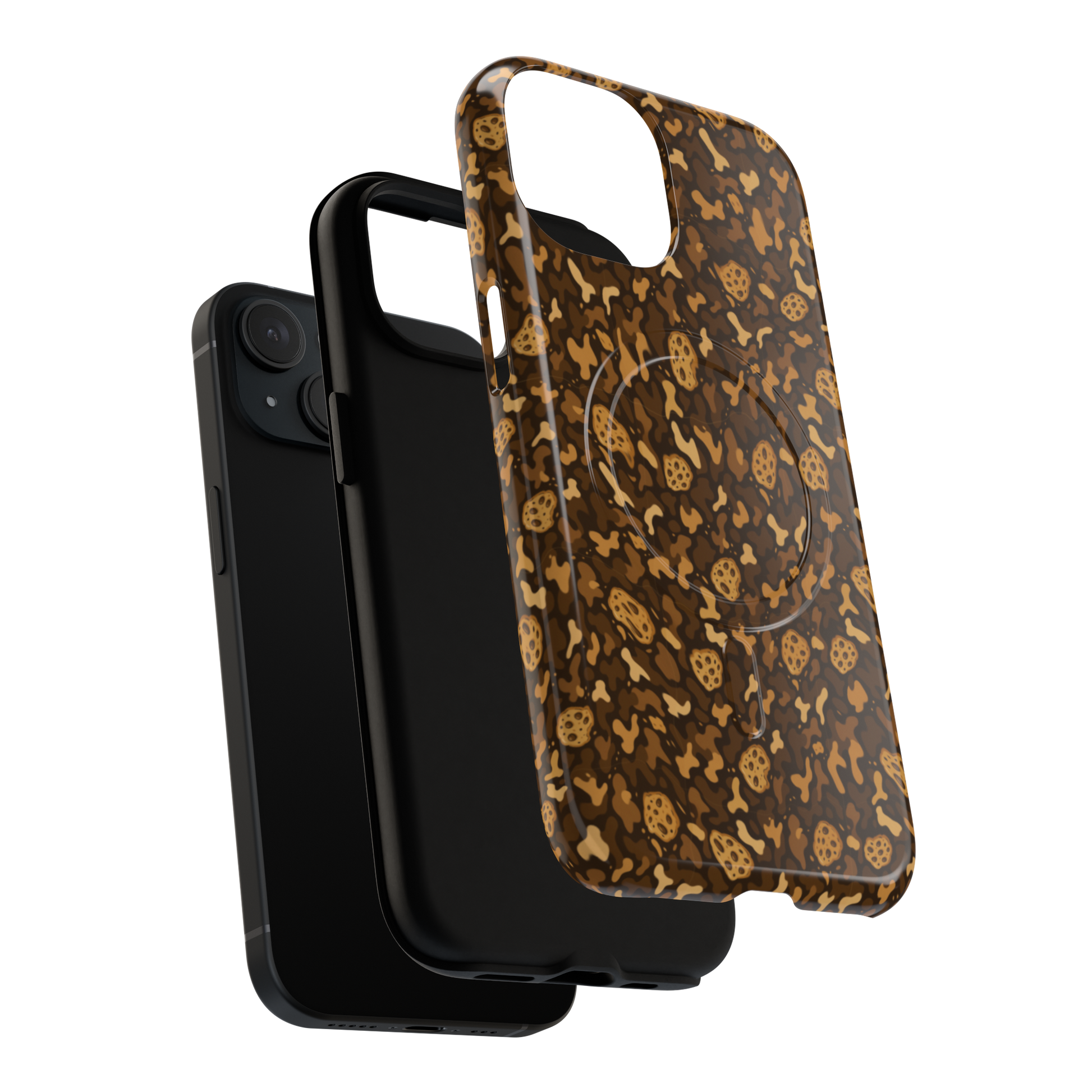 Brown Magnetic iPhone (13-17) Case