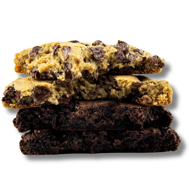 Assorted Boston Cookie Kitchen cookies stacked together