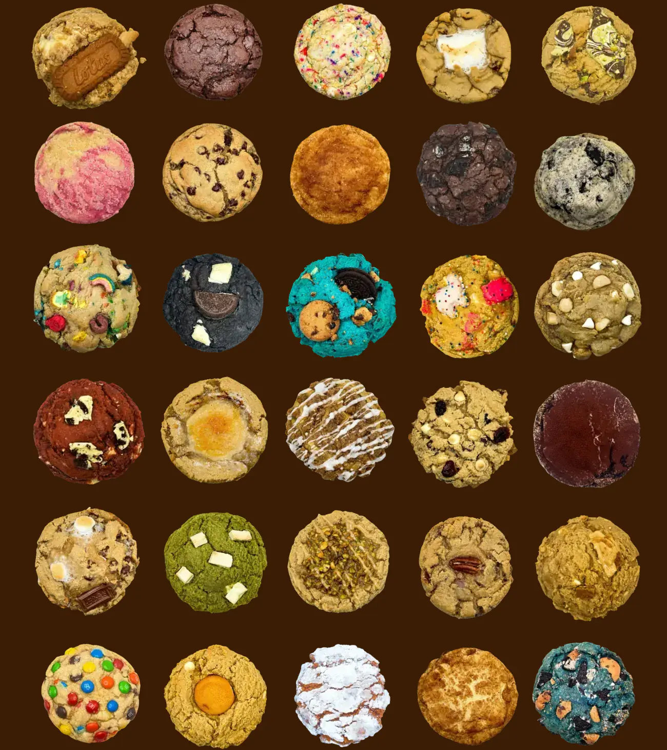 Assorted Boston Cookie Kitchen 3 oz cookies for monthly drops and cookie gifts